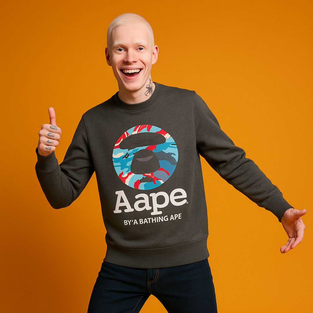 Buzo Aape Camo Logo – Estilo Urbano Exclusivo
