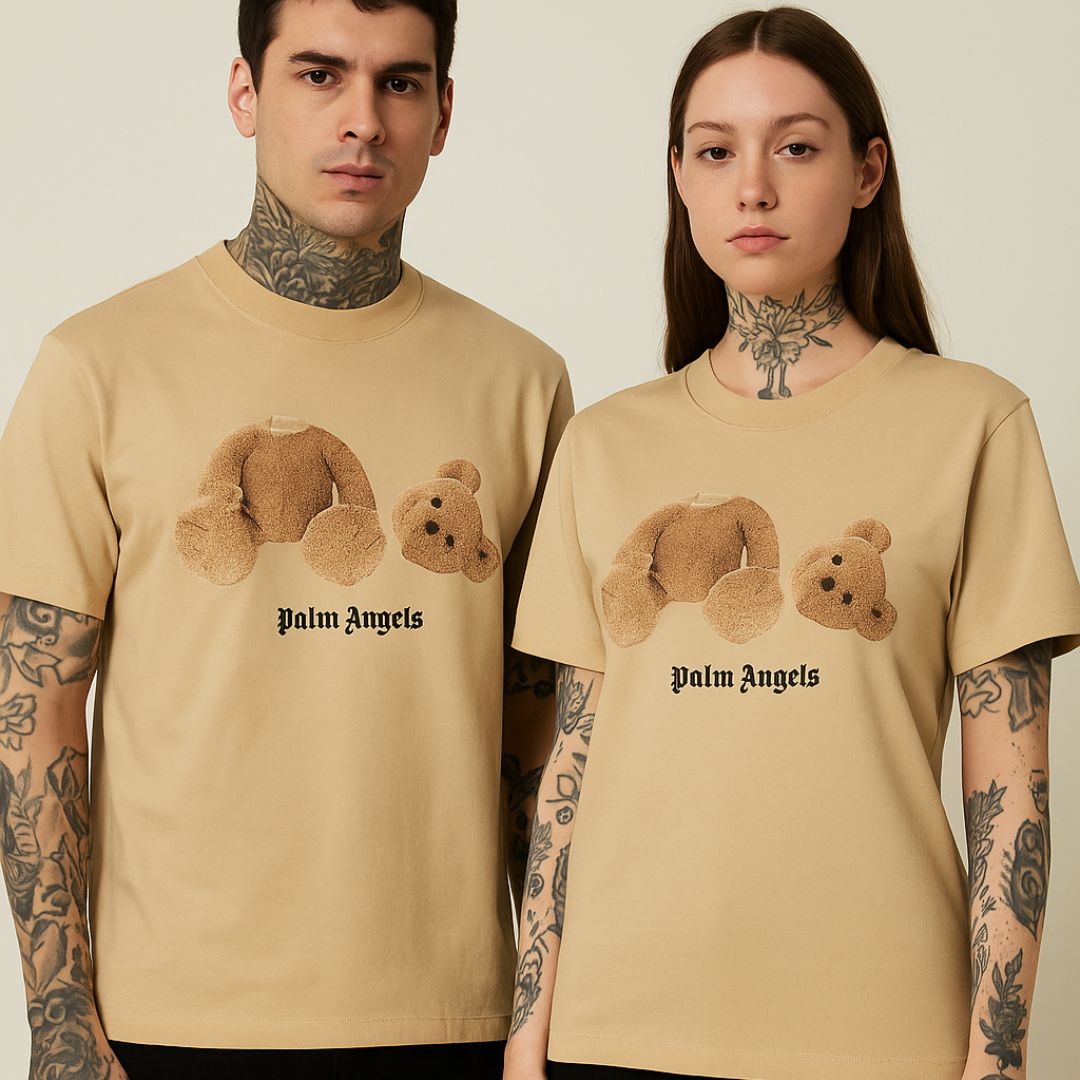 Camiseta Palm Angels – Edición Limitada con Estampado de Osito