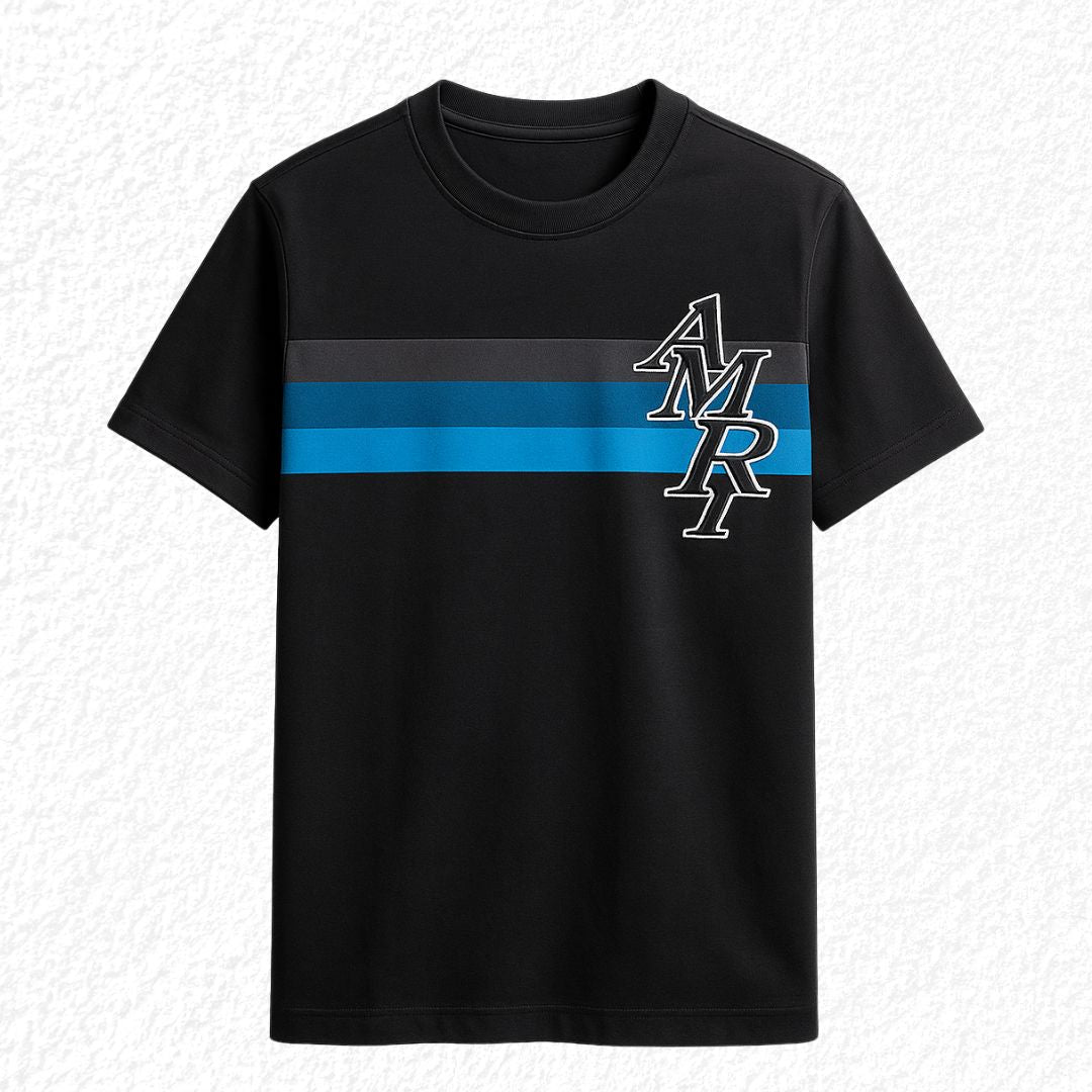 Conjunto Amiri Stripe Black – Estilo Urbano de Lujo