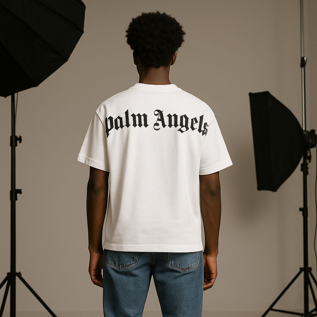 Camiseta Palm Angels Negra – Streetwear de Lujo