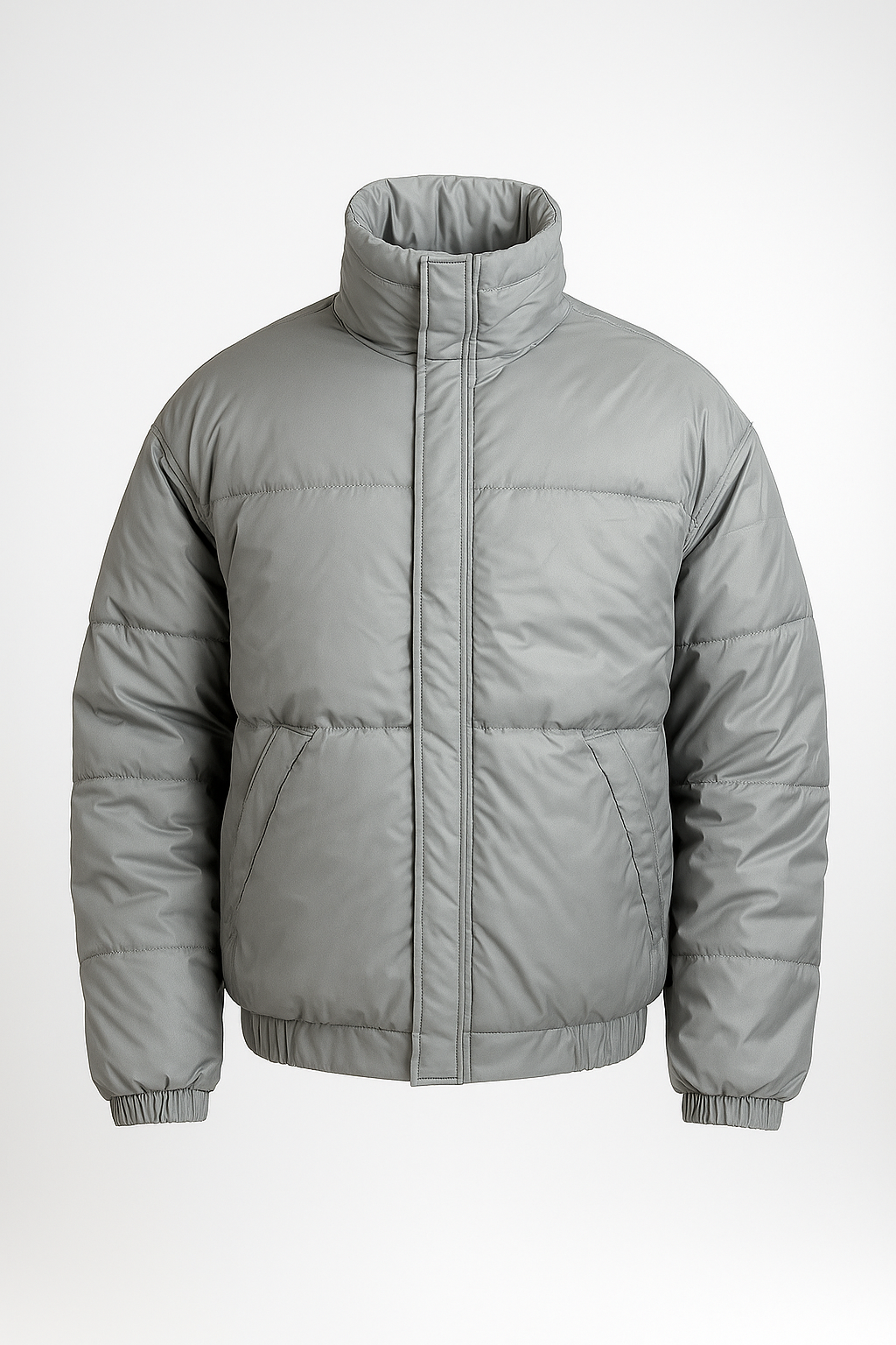 Chaqueta Puffer Negra ESSENTIALS