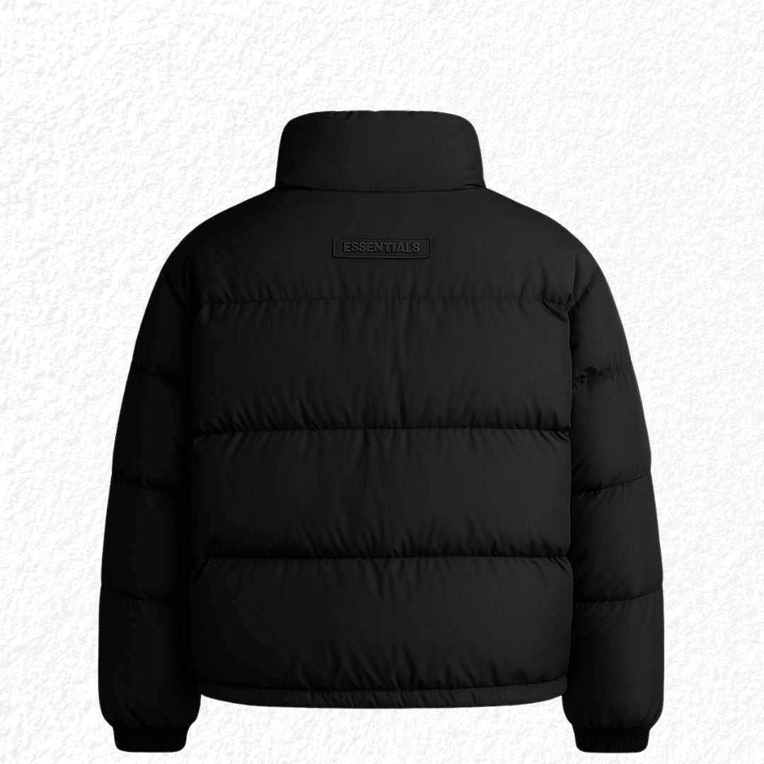 Chaqueta Puffer Negra ESSENTIALS