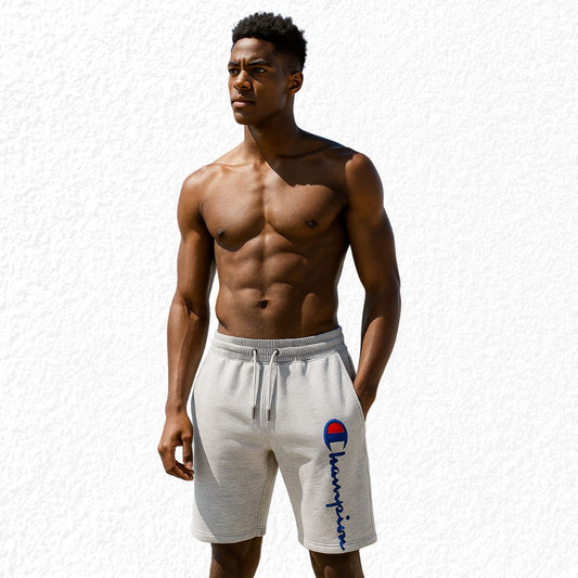 Pantaloneta Champion Gris – Estilo y Comodidad para Tu Día