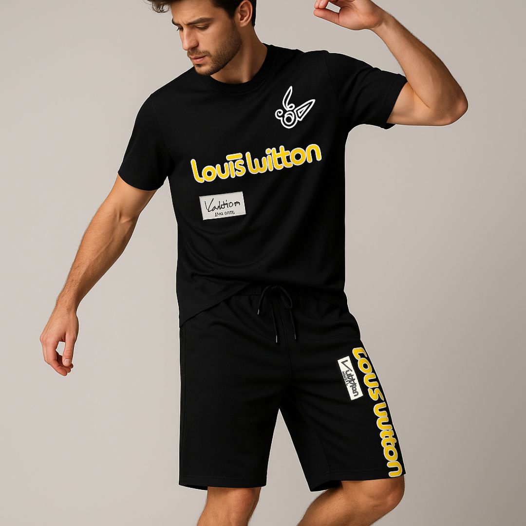 Conjunto Streetwear Black Edition - "LouVuitton Style"