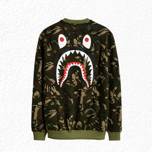 Buso Camuflada Streetwear "Shark Edition" – Estilo Urbano y Actitud Salvaje