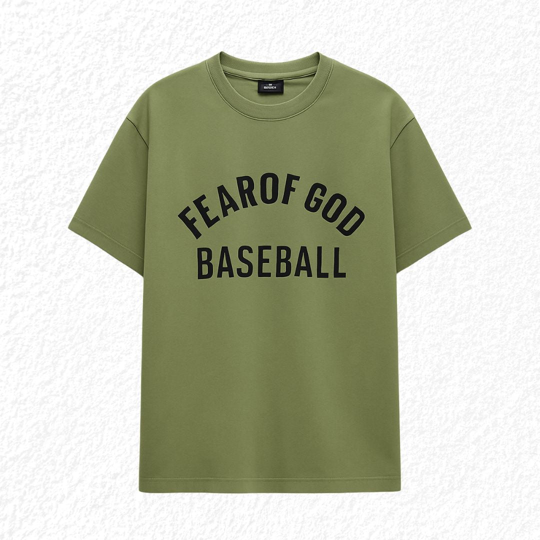 Camiseta "Fear of God Baseball" – Streetwear de Autor