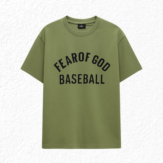 Camiseta "Fear of God Baseball" – Streetwear de Autor