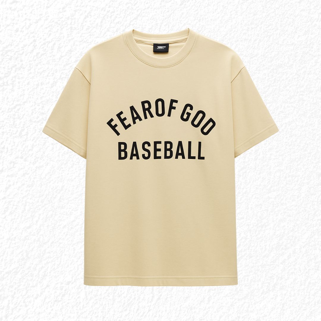 Camiseta "Fear of God Baseball" – Streetwear de Autor