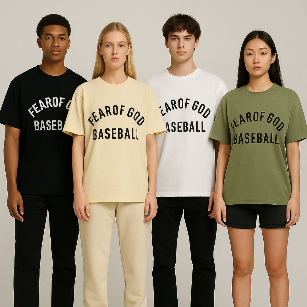 Camiseta "Fear of God Baseball" – Streetwear de Autor