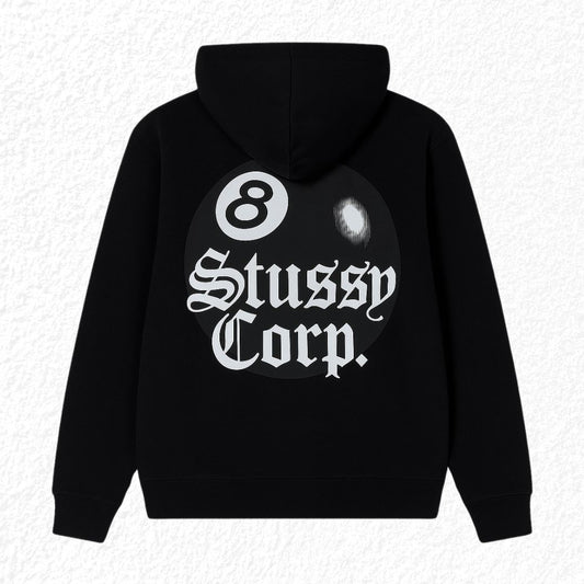 Hoodie Stussy Corp. "8 Ball" – Edición Limitada