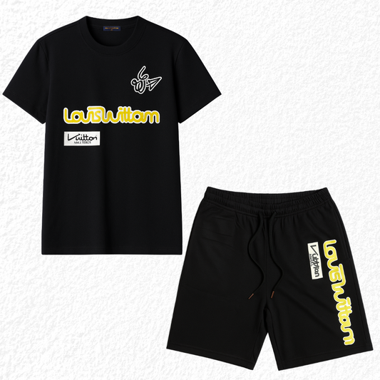 Conjunto Streetwear Black Edition - "LouVuitton Style"