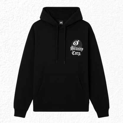 Hoodie Stussy Corp. "8 Ball" – Edición Limitada