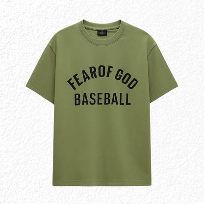 Camiseta "Fear of God Baseball" – Streetwear de Autor
