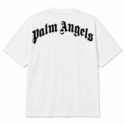 Palm Angels Shark Tee blanca vista espalda