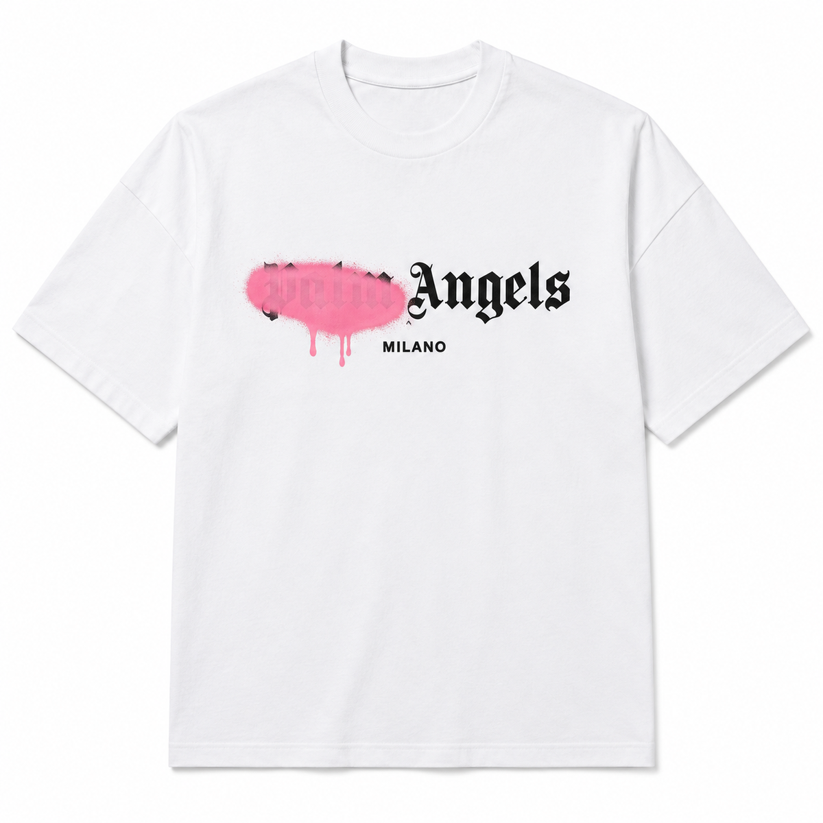 Palm Angels Sprayed City estampado rosado