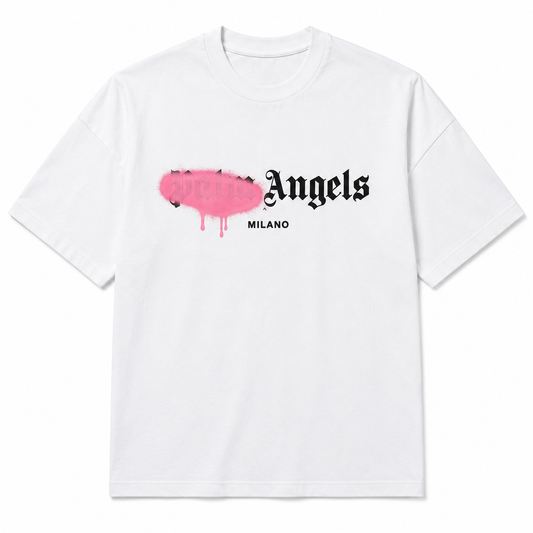 Palm Angels Sprayed City estampado rosado